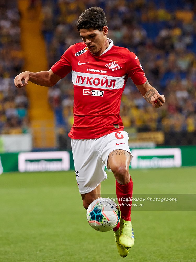 Ayrton Lucas of FC Spartak Moscow in action