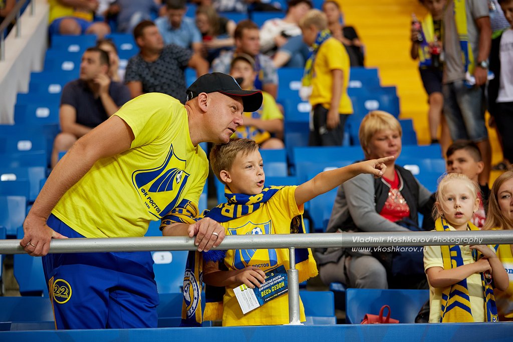 Rostov fans in the stands